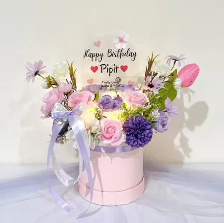 Bloom Box Akrilik Ucapan Ulang Tahun Kabupaten Karanganyar